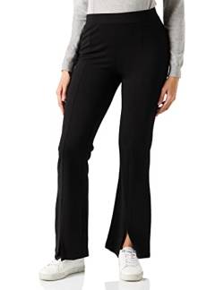 JDY Damen JDYPRETTY Flare Slit Pant JRS NOOS Hose, Black, M/34 von JdY