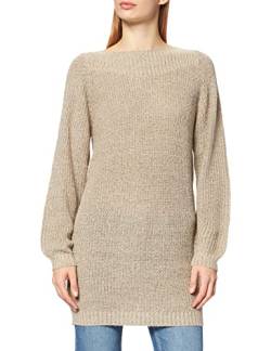 JDY Damen JDYwhitney Megan L/S Boat Dress Knt Noos Kleid, Cement, L von JdY