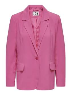 JDY Damen Langarm Blazer | Eleganter Basic Cardigan | Business Jacke Mantel JDYVINCENT, Farben:Pink, Größe:S von JdY