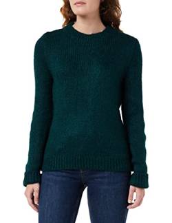 JDY Women's JDYDINEA L/S O-Neck SOLID Pull KNT NOOS Pullover, Deep Teal, L von JdY