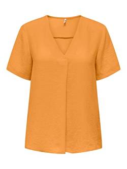 JdY Damen JDYDIVYA S/S TOP WVN NOOS T-Shirt, Apricot, Small von JdY