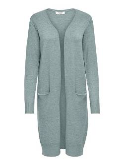 JdY Damen JDYMARCO L/S Long Cardigan KNT NOOS Strickjacke, Tourmaline/Detail:Melange, XXL von JdY