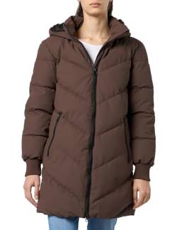 JdY Damen JDYSKYLAR Padded Hood Jacket OTW NOOS Steppmantel, Driftwood/Detail:Black, XS von JdY