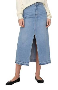 JdY Damen Jdybella Hw Long Skirt DNM Noos Jeans-Rock, Light Blue Denim, 40 von JdY