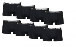 Jean&Pardian Retro Boxershorts 8er Pack Bequeme & atmungsaktive Unterwäsche für Herren aus 95% Baumwolle | für jeden Anlass (Schwarz M) von Jean&Pardian