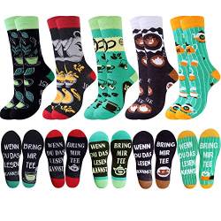 Jeasona Lustige Socken Herren Damen Tee Socken Witzige Wenn Du Das Lesen Kannst Socken Tee Geschenk für Männer 39-42/43-46 von Jeasona