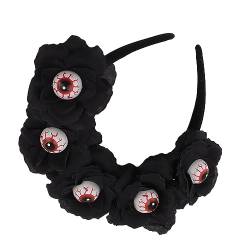 Gruseliges Stirnband, Langlebiges, Lichtbeständiges Halloween-Stirnband, Lebensecht für Halloween-Party (6106) von Jectse