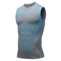 2024 New Mens Menionic - Tourmaline Posturecorrector Vest (Gray,Large) von Jeeeun