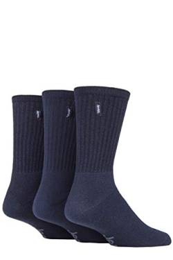 Jeep 3 Paar Herren Urban Trail Baumwolle Sportsocken (40-46, Marine/Himmel) von Jeep