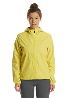 Jeff Green Damen Leichte Atmungsaktive Wasserdichte Regenjacke Lynette, Farbe:Sunlight, Größe:38 von Jeff Green