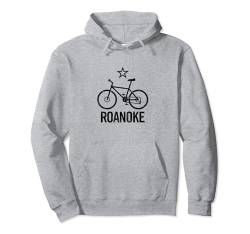 Roanoke Virginia Mountain-Trailbike, MTB-Abenteuerdesign Pullover Hoodie von Jeff Hobrath