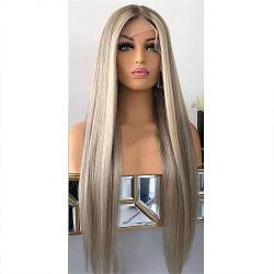 13X4 Blonde Lace Front Echthaarperücken 13X6 Straight Lace Front Perücke Glueless Brown Highlight Perücke Echthaar Lace Frontal Perücke von Jegsnoe