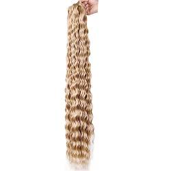 32 Zoll Ozean Welle Flechten Haar Extensions Wasser Welle Häkeln Zöpfe Synthetische Haar Afro Lockige Blonde Zöpfe Für Frauen von Jegsnoe