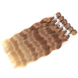 6 Teile/Paket Wasser Welle Haar Bundles Synthetische Haar Extensions Ombre Blonde Haarwebart Bundles von Jegsnoe