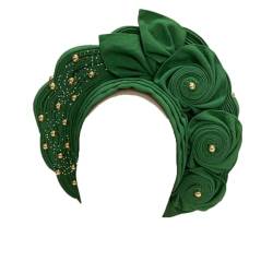 Afrikanisches Hochzeits-Stirnband für Damen, nigerianischer Gele-Turban Aso Oke Headtie Hochzeit Stirnband von Jegsnoe