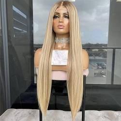 Blonde 13X4 Spitze Frontal Perücke Pre Gezupft Brasilianische 13X6 Spitze Front Echthaar Perücken Highlight Echthaar Perücken Für Frauen von Jegsnoe