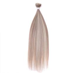 Knochengerade Haarverlängerungen Ombre Blonde Haarbündel Langes Haar Synthetik 24 Zoll Glattes Haar Voll Bis Zum Ende von Jegsnoe