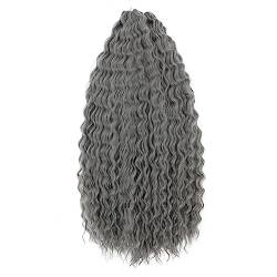 Lockiges Verlängerungshaar Deep Twist Crochet Hair Natürliche Synthetische Afro Curly Ombre 30 Zoll Wasserwelle Flechten Haarverlängerung Für Frauen von Jegsnoe