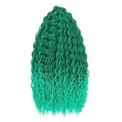 Lockiges Verlängerungshaar Deep Twist Crochet Hair Natürliche Synthetische Afro Curly Ombre 30 Zoll Wasserwelle Flechten Haarverlängerung Für Frauen von Jegsnoe