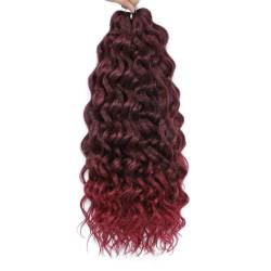 Ocean Wave Flechten Haarverlängerungen Tiefes Gewelltes Twist Häkelhaar Synthetische Afro Lockige Hawaii Ombre Rosa Häkelzöpfe Für Frauen von Jegsnoe