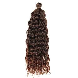 Ocean Wave Häkeln Flechten Haar Synthetische 18 Zoll Weiche Afro Lockige Tiefe Welle Haarverlängerungen Für Frauen von Jegsnoe