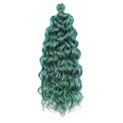 Ocean Wave Häkeln Flechten Haar Synthetische 18 Zoll Weiche Afro Lockige Tiefe Welle Haarverlängerungen Für Frauen von Jegsnoe
