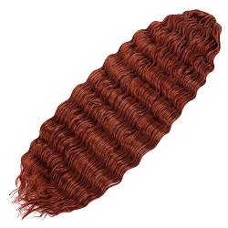 Tiefe Welle Twist Häkeln Haar Natürliche Synthetische Afro Lockige Häkeln Zöpfe Ombre Flechten Haar Extensions Für Frauen von Jegsnoe