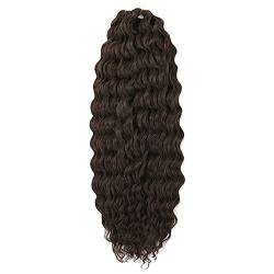 Womens Wave Twist Crochet Haar Natürliche Synthetische Afro Curly Crochet Zöpfe Ombre Flechten Haarverlängerung Für Frauen von Jegsnoe