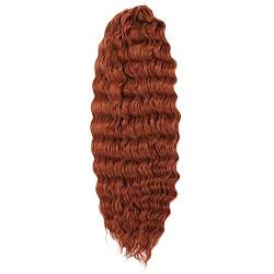 Womens Wave Twist Crochet Haar Natürliche Synthetische Afro Curly Crochet Zöpfe Ombre Flechten Haarverlängerung Für Frauen von Jegsnoe