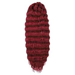 Womens Wave Twist Crochet Haar Natürliche Synthetische Afro Curly Crochet Zöpfe Ombre Flechten Haarverlängerung Für Frauen von Jegsnoe