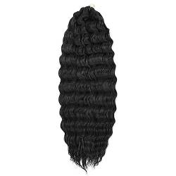 Womens Wave Twist Crochet Haar Natürliche Synthetische Afro Curly Crochet Zöpfe Ombre Flechten Haarverlängerung Für Frauen von Jegsnoe