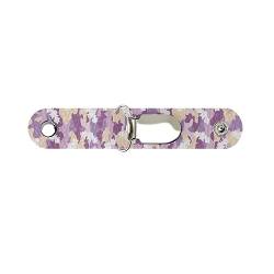 Jeiento PU-Leder-Hut-Clip, Hut-Halter, Clip für Damen, Reise-Hut, Begleiter, multifunktionaler Entenschnabel-Hutclip, einfach zu bedienen, Lila Camo Fledermaus, Einheitsgröße, Casual von Jeiento