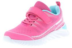Jela Kinder Mädchen Sneaker Turnschuhe Halbschuhe Sportschuhe pink/Fuchsia/Mint, Größe:32, Farbe:Pink von Jela