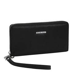 Damenbörse von Jennifer Jones - sehr feine XXL Leder Börse mit Handschlaufe Damengeldbörse Portemonnaie Geldbörse Lady´s Wallet ( Schwarz ) - präsentiert von ZMOKA® von Jennifer Jones - präsentiert von ZMOKA