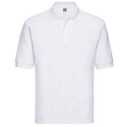 Jerzees Colours 65/35 Hard Wearing Pique Polo Shirt für Männer (2XL) (Weiß) von Jerzees