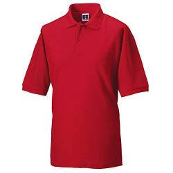 Jerzees Colours 65/35 Hard Wearing Pique Polo Shirt für Männer (3XL) (Rot) von Jerzees