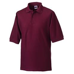 Jerzees Colours 65/35 Hard Wearing Pique Polo Shirt für Männer (XL) (Burgunder) von Jerzees