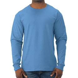 Jerzees Herren Long Sleeve T-Shirt, Columbia, blau, Mittel von Jerzees