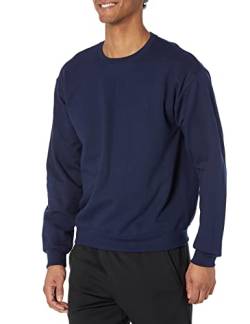Jerzees Herren NuBlend Fleece Hoodies & Sweatshirts Baumwollmischung Größen S-3X, Sweatshirt – Marineblau, Small von Jerzees