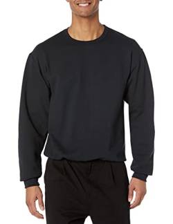 Jerzees Herren NuBlend Fleece Hoodies & Sweatshirts Baumwollmischung Größen S-3X, Sweatshirt – Schwarz, XX-Large von Jerzees