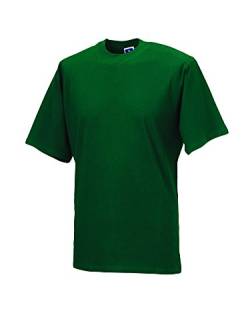 Jerzees T-Shirt, klassisch, Baumwolle Gr. Large, flaschengrün von Jerzees