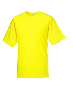 Jerzees Klassisches Baumwoll-T-Shirt Gr. L, gelb von Jerzees