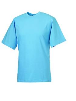 Jerzees T-Shirt, klassisch, Baumwolle Gr. Large, sky von Jerzees