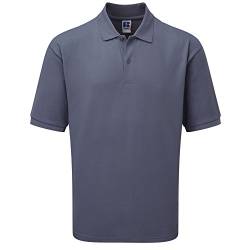 Jerzees Russel Herren Klassik Kurzarm Polycotton Polo Shirt (L) (Convoy Grau) von Jerzees