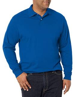 Jerzees Unisex-Erwachsene Spot Shield Long Sleeve Polo Sport Shirt Poloshirt, königsblau, X-Groß von Jerzees