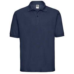 Russel Herren Klassik Kurzarm Polycotton Polo Shirt (5XL) (Marineblau) von Jerzees