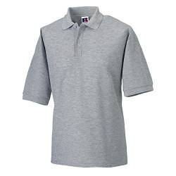 Russel Herren Klassik Kurzarm Polycotton Polo Shirt (XL) (Oxford) von Jerzees