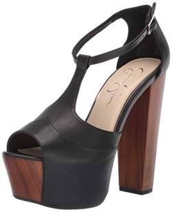 Jessica Simpson Damen Dany Plattform, schwarz, 41.5 EU von Jessica Simpson