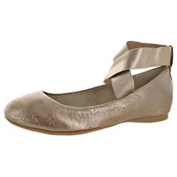 Jessica Simpson Damen Mandayss Ballerinas, Sandbar/Gold, 38 EU von Jessica Simpson