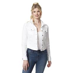 Jessica Simpson Damen Pixie Crop Jacke, weiß, 42 von Jessica Simpson